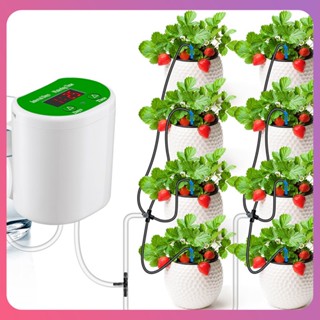 Creative 4/8/12 Heads Water Pouring Device Multi-functional Watering Pump Plant Water Sprinkler System Controller Watering Smart Timer Plant Sitter [COD]