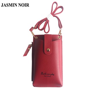 Jasmin NOIR กระเป๋าสะพายไหล่ หนัง PU ทรงบักเก็ต ขนาดเล็ก เรียบง่าย สําหรับสตรี