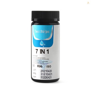 (swmfth)7-in-1 แถบทดสอบคลอรีน สปา และสระว่ายน้ํา อัลคาไลนิตี้ ไนไตรต์ 50ct