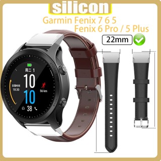 Lereach สายนาฬิกาข้อมือหนัง 22 มม. แฟชั่น สําหรับเด็กผู้ชาย และผู้หญิง Garmin Fenix 7 6 5 6 Pro 5 Plus