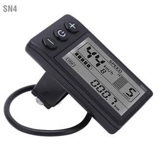 SN4 รถจักรยานไฟฟ้า S866 จอแสดงผล LCD Meter 24V 36V 48V แผงควบคุมพร้อมปลั๊กกันน้ำ