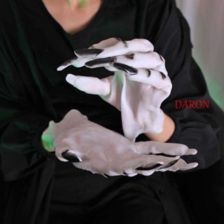 DARON ถุงมือคอสเพลย์ แบบยาว สีดํา แบบสร้างสรรค์ สําหรับปาร์ตี้ฮาโลวีน