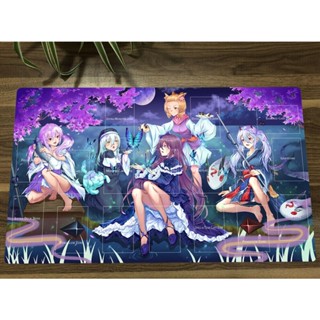 Yu-gi-oh Playmat Ghost Reaper Null Nun Ghost Belle Ash Blossom TCG แผ่นรองเมาส์ สําหรับเล่นเกม