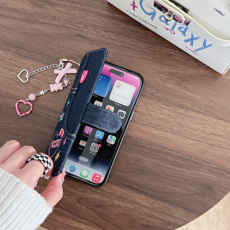 เคสโทรศัพท์มือถือ แบบฝาพับ ปักลายคาวบอย สําหรับ iPhone 14Pro 11 12 12Pro 12promax 13 13Pro 14promax 14 13promax 14promax - รูปที่ 7