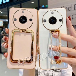 ใหม่ เคสโทรศัพท์มือถือนิ่ม ป้องกันกล้อง พร้อมขาตั้งโลหะ สําหรับ Realme 11 Pro+ Plus 5G C53 NFC GT NEO5 SE 4G Realme11 11Pro Realme11Pro+ 2023