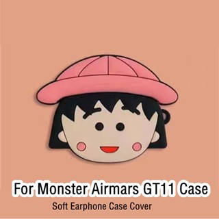 【คุณภาพสูง】เคสหูฟัง แบบนิ่ม กันกระแทก ลายการ์ตูนมอนสเตอร์ สําหรับ Monster Airmars GT11 Monster Airmars GT11