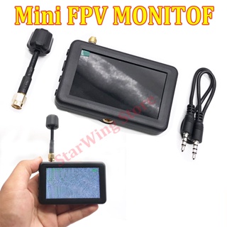 หน้าจอมอนิเตอร์อัตโนมัติ Micro 5.8G 40CH LCD 3 นิ้ว 480x320 FPV สําหรับโดรนบังคับ FPV