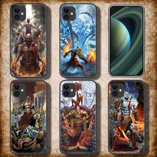 เคสโทรศัพท์ TPU แบบนิ่ม ลาย Y241 อนิเมะ god of war สําหรับ iPhone SE 2020 12 Mini 13 Pro Max