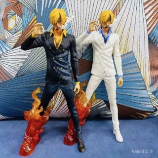 ฟิกเกอร์ One Piece GK Fantasy Yamaji Sanji Flame ขนาดใหญ่ ไม่มีกล่องสี TF8O