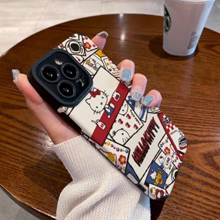 เคสโทรศัพท์มือถือนิ่ม กันหล่น ลายแมวน่ารัก สําหรับ IPhone Apple 11 12 Pro Max X XR XS Max SE 7 Plus 8 Plus IPhone 13 Pro Max IPhone 14 Pro Max