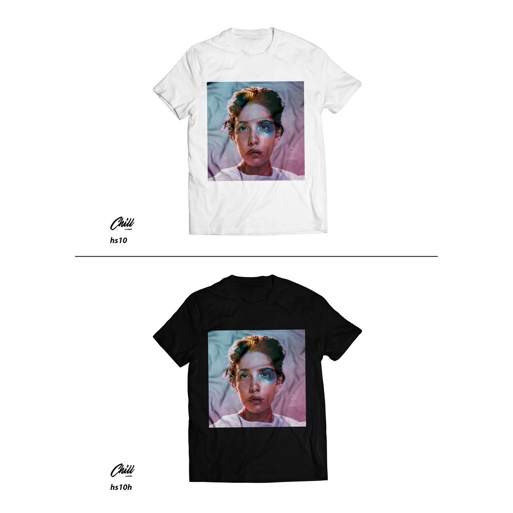 ร้อน 3 คอลูกเรือเสื้อยืดคอกลมเสื้อยืด พิมพ์ลาย I CUSTOM I Music I ALT POP I TSHIRT I GILDAN Halsey 2