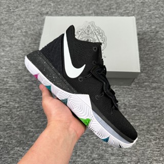 【100%】NK Zoom Kyrie 5 Kyrie Irving รองเท้าบาสเก็ตบอลแฟชั่น ระบายอากาศ สําหรับผู้ชาย