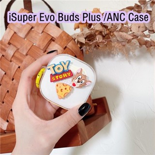 【ส่วนลด】เคสหูฟัง แบบนิ่ม ลายการ์ตูนน่ารัก สามมิติ สําหรับ iSuper Evo Buds Plus Gaming ANC Air iSuper Evo Buds Plus ANC