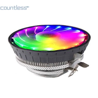 #A พัดลมระบายความร้อน CPU 3Pin 1800RPM RGB สําหรับ Intel LGA A [countless.th]