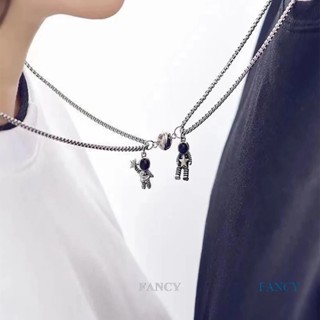 Fancy 2 ชิ้น / เซต คู่รัก ถือ แม่เหล็ก จับคู่ คนรัก สร้อยคอหัวใจ