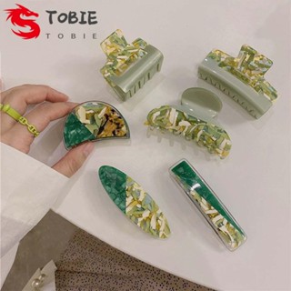 TOBIE กิ๊บติดผม พิมพ์ลายหินอ่อน หรูหรา แฟชั่นสําหรับผู้หญิง