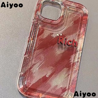 เคสมือถือ แบบนิ่ม ไล่โทนสี สําหรับ iPhone Red 11 Apple iPhone 13 Pro Max 146 78 Plus Xr✅12 เหมาะสําหรับ V7DW