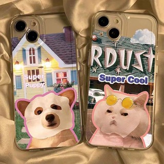 เคสโทรศัพท์มือถือ ลายหน้ากากแมวคอร์กี้ รวมทุกอย่าง สําหรับ iPhone 14plus 8xsmax76 12 13pro 11 FIIB