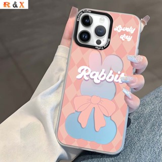 เคสโทรศัพท์มือถือแบบแข็ง ลายดอกทิวลิป กระต่าย ไล่โทนสี หรูหรา สําหรับ Infinix Hot 30i Smart 7 Smart 6 Smart 5 Hot 11 Play Hot 10 Play Hot 10 Lite Hot 20s R&amp;X