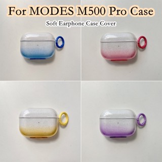 【Case Home】เคสหูฟัง แบบนิ่ม ไล่โทนสีฟ้า สําหรับ MODES M500 Pro MODES M500 Pro