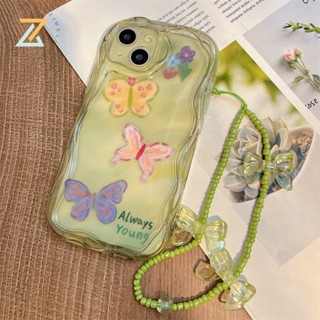 เคสโทรศัพท์มือถือ ซิลิโคน ลายผีเสื้อ ไล่โทนสี สําหรับ OPPO Reno 8T 5G Reno 8T 4G Reno 8Z 5G Reno 7Z 5G Reno 8 5G Reno 8 4G Reno 7 4G Reno 6 5G Reno 5 Reno 4F