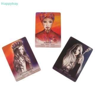 &lt;Happybay&gt; ไพ่ทาโรต์ Oracle การ์ดเกมกระดาน เทพธิดา Spirit Oracle Board Game อุปกรณ์ประกอบฉากปาร์ตี้ ลดราคา