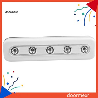 Doo โคมไฟ LED ควบคุมแบบสัมผัส สําหรับติดใต้ตู้เสื้อผ้า รถยนต์ 5 ชิ้น