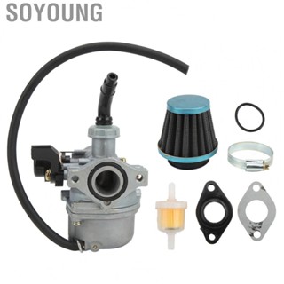 Soyoung ATV Carburetor Kit Fuel Filter Aluminum Alloy Antirust Heat Resistant for 49CC 50CC 70CC Dirt Bike