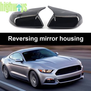 ฝาครอบกระจกมองหลังรถยนต์ อุปกรณ์เสริม สําหรับ Ford Mustang 2015-2022 1 คู่ [highways.th]