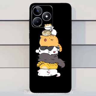 เคสโทรศัพท์ซิลิโคน TPU แบบนิ่ม ลายกระต่ายน่ารัก สําหรับ Realme Nazro N53 Realme C53