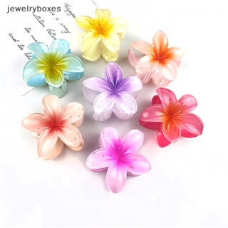 [jewelryboxes] กิ๊บติดผม ลายดอกไม้ ขนาดใหญ่ สไตล์ฮาวาย แบบหนา เครื่องประดับผม