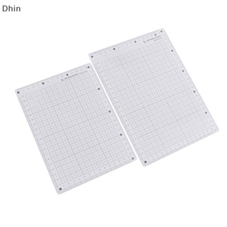 [Dhin] A4 B5 A5 PVC Students Wrig Desk Pad Transparent Ruler Board Measuring Supplie COD