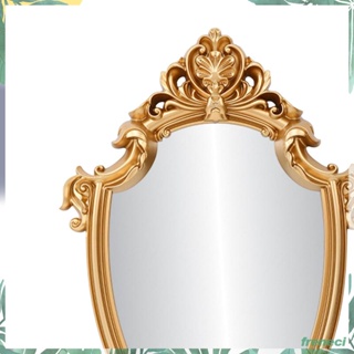 [Freneci] Decorative Wall Mirror Vanity Mirror Antique Mirrors for Wall Decor Ornate Baroque Mirror Makeup Mirror Wall Mounted for Hallway Living Room