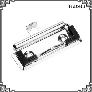 [Hatel] 10 Pieces Spring Loaded Surface Mount Handle, Clipboard Clips Mountable Hardware, Metal Mountable Clipboard Clamp for Office Supplies