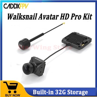 Caddxfpv Walksnail Avatar HD Pro ชุด 1080P/120fps FOV 160° Hd Pro กล้องในตัว 32G VTX สําหรับ FPV