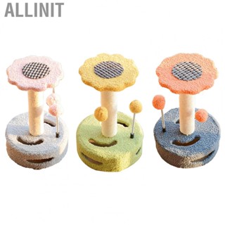 Allinit Tree  Jumping Platform Interactive Tunnel Turntable Climbing Sisal Comfortable for Kitten