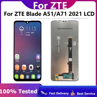 อะไหล่หน้าจอสัมผัส LCD 6.52 นิ้ว แบบเปลี่ยน สําหรับ ZTE Blade A51 A71 A5 A7 2021