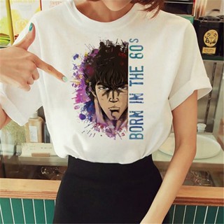 Kenshiro เสื้อยืด พิมพ์ลายกราฟฟิคตลก สําหรับผู้หญิง y2k