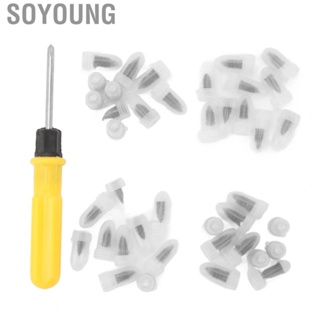 Soyoung Vacuum Tire  Kit High Strength Rubber Screws Good Sealing Durable Heat Resistant Efficient for Motorcycles