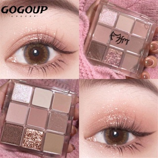 Gogoup พาเลทอายแชโดว์ เนื้อแมตต์ 9 สี