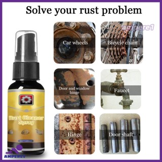 30ml Rust Inhibitor Rust Cleaner Spray สเปรย์ทำความสะอาดอุปกรณ์ตกแต่งรถยนต์ Window Rust Remover Rust Spray Metal Surface Cleaning -AME1