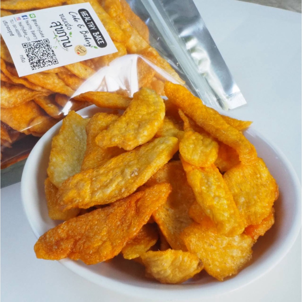 มะม่วงอบกรอบ ไร้น้ำตาล หวานธรรมชาติ Dried Mango มะม่วง กรอบ