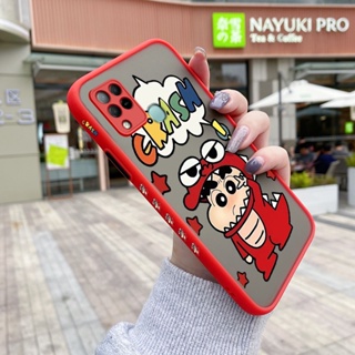 เคสซิลิโคนใส ขอบสี่เหลี่ยม กันกระแทก ลายการ์ตูนชินจัง สําหรับ Infinix Note 8 X692