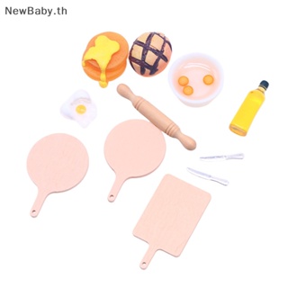 Newbaby ถาดอาหารจําลอง ขนาดเล็ก สําหรับบ้านตุ๊กตา 1/12 TH