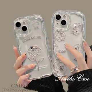 เคสโทรศัพท์มือถือ ขอบโค้ง ลายดอกกุหลาบ 3D สําหรับ Realme C53 C55 C35 C33 C31 C30 C21Y C25 C25s C25Y C12 C21 C20 C20A C11 C15 8i 6i 5i 5s 5 Narzo 50A 50i Prime