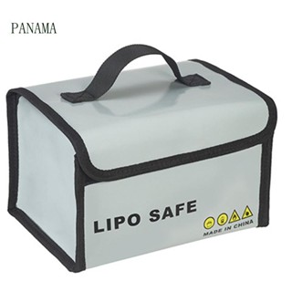 กระเป๋าเก็บแบตเตอรี่ Lipo ขนาดใหญ่ จุของได้เยอะ ป้องกันไฟ ป้องกันการระเบิด