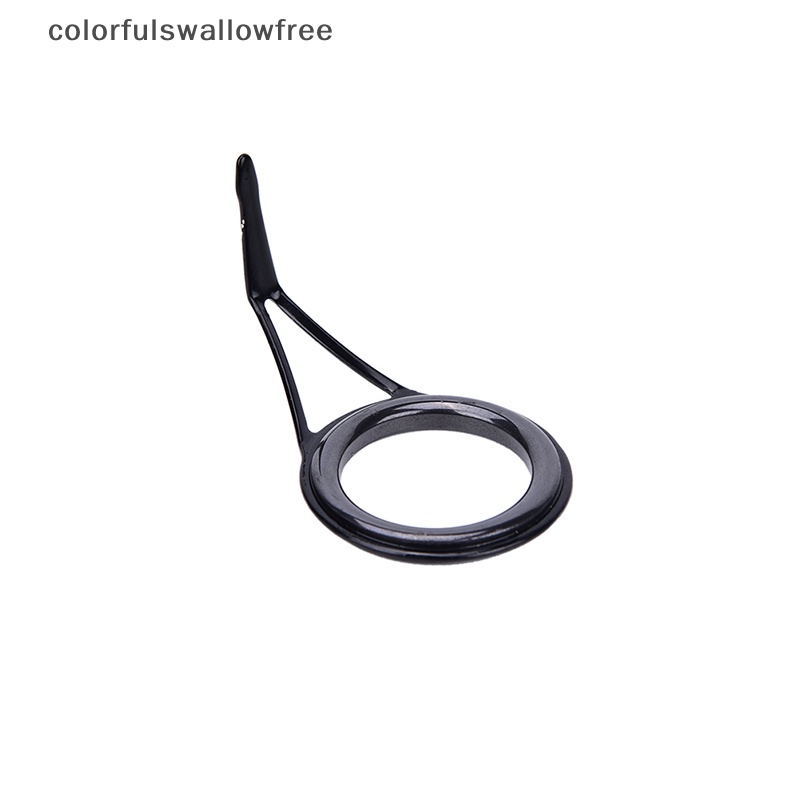 Coloursswallowfree 8 ชิ้น 8 ขนาด Fishing Rod Guide Head Circle Pole Repair KitFiling ABC