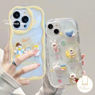 เคสโทรศัพท์มือถือ แบบนิ่ม ลายการ์ตูนเป็ด 3D ขอบโค้ง สําหรับ Infinix Hot 30 10 8 12 20 11 9 Play Smart 6 5 7 6Plus Hot 30i 9 8 10Lite Note 12 G96