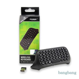 Bang คีย์บอร์ดข้อความไร้สาย USB 2 4G แบบพกพา สําหรับ Xbox One Controller B