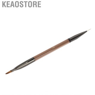 Keaostore Painting Nail Art Brush Transparent Brown Brushes for Salon